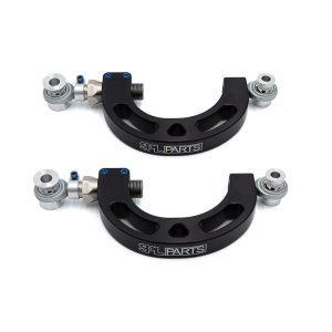 Hyundai Elantra N Camber & Castor Arms - Rear Upper - SPL Parts - Adjustable - Blue - `22-`27